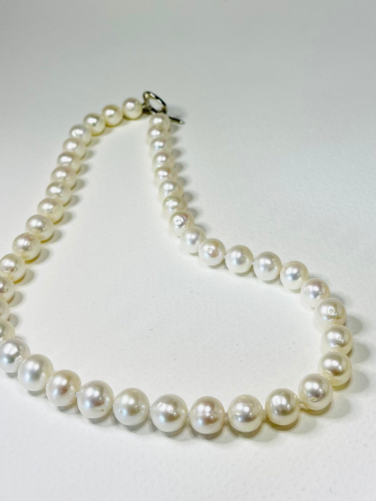 Collar Perlas Blancas