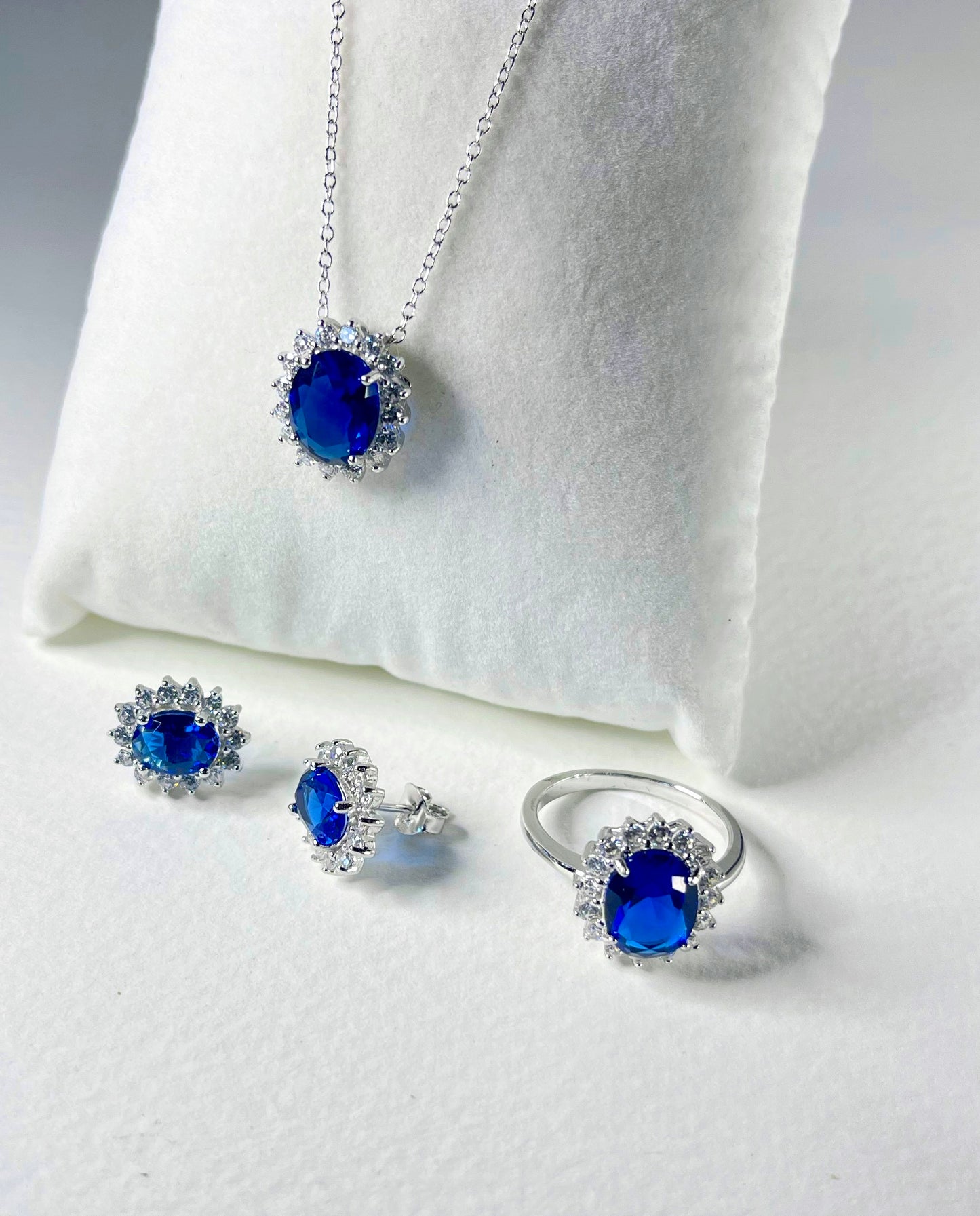 Set Zircon Azul