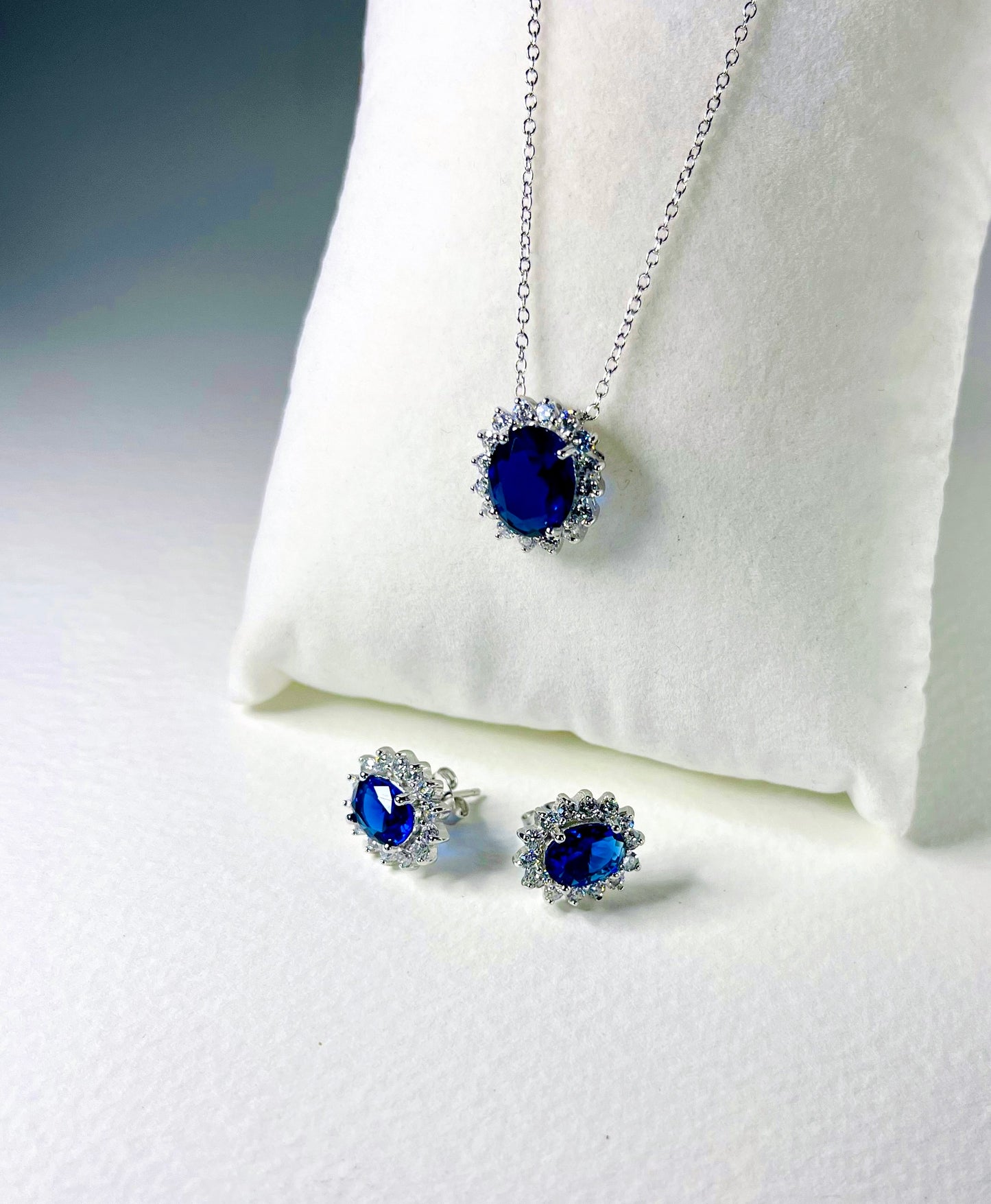 Set Zircon Azul